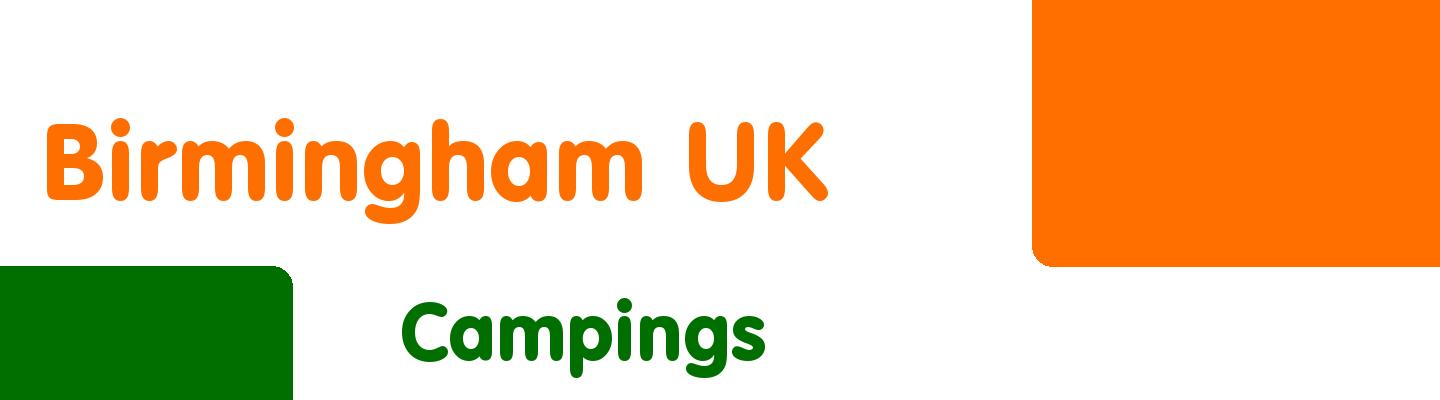 Best campings in Birmingham UK - Rating & Reviews